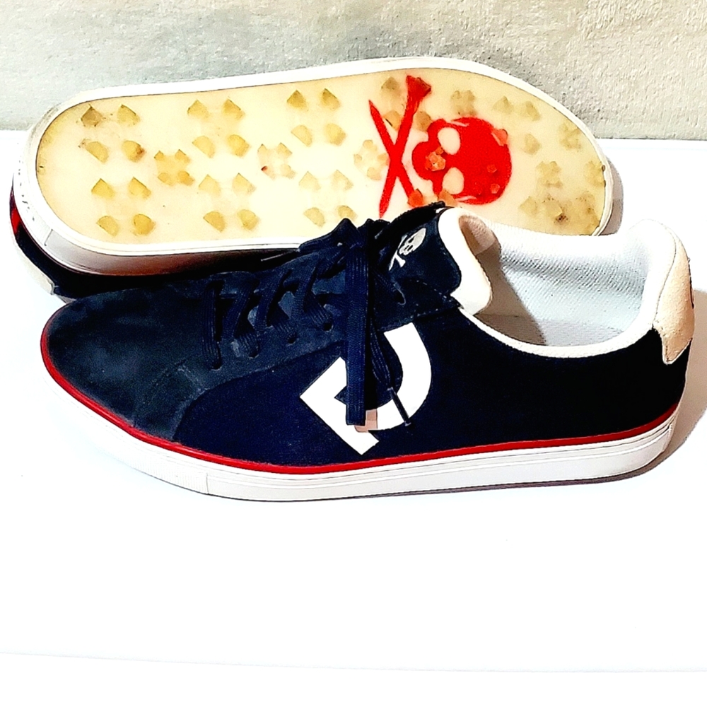 G/FORE G4 KNIT DISRUPTER GOLF SHOES. MENS Sz:13. TWILIGHT, SKULL DESIGN.